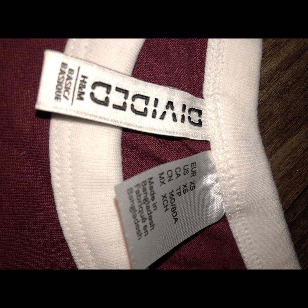 Soft maroon T-shirt